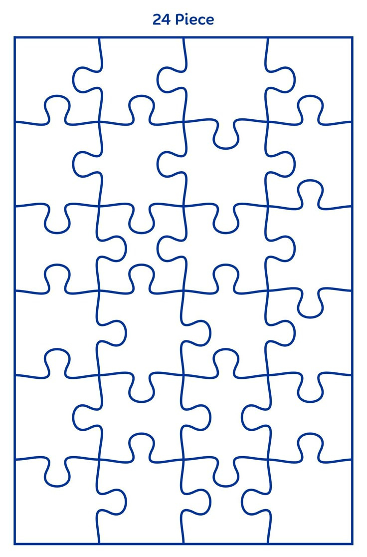 9 Piece Jigsaw Puzzle Template - 10 Free Pdf Printables | Printablee with Free Printable Blank Puzzle Pieces