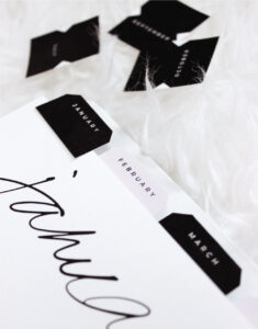 A Customizable And Free Printable Binder Tabs Tutorial inside Free Printable Binder Divider Templates