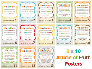 All Categories - Family Night regarding FREE Printable Article of Faith Cards