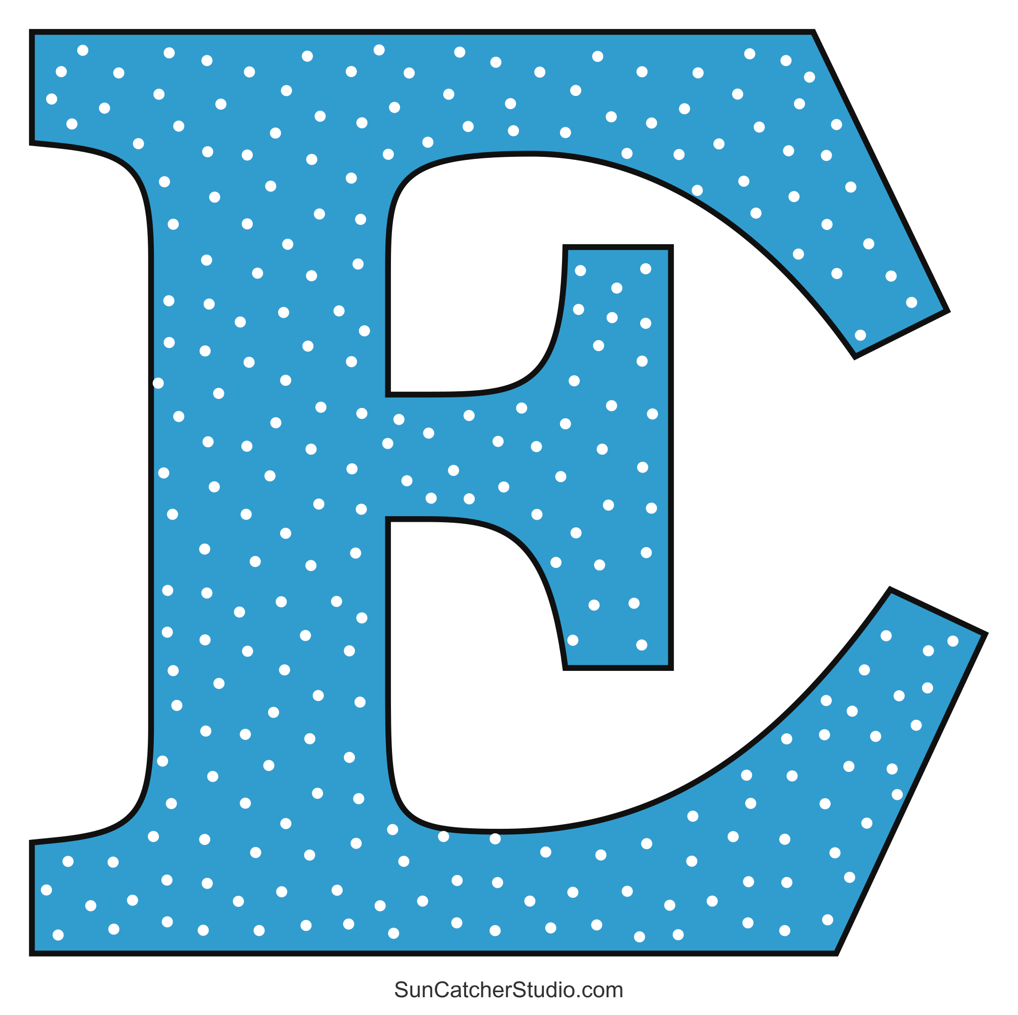 Alphabet Letters And Numbers With A Colorful Polka Dot Design pertaining to Free Printable Blue Alphabet Letters