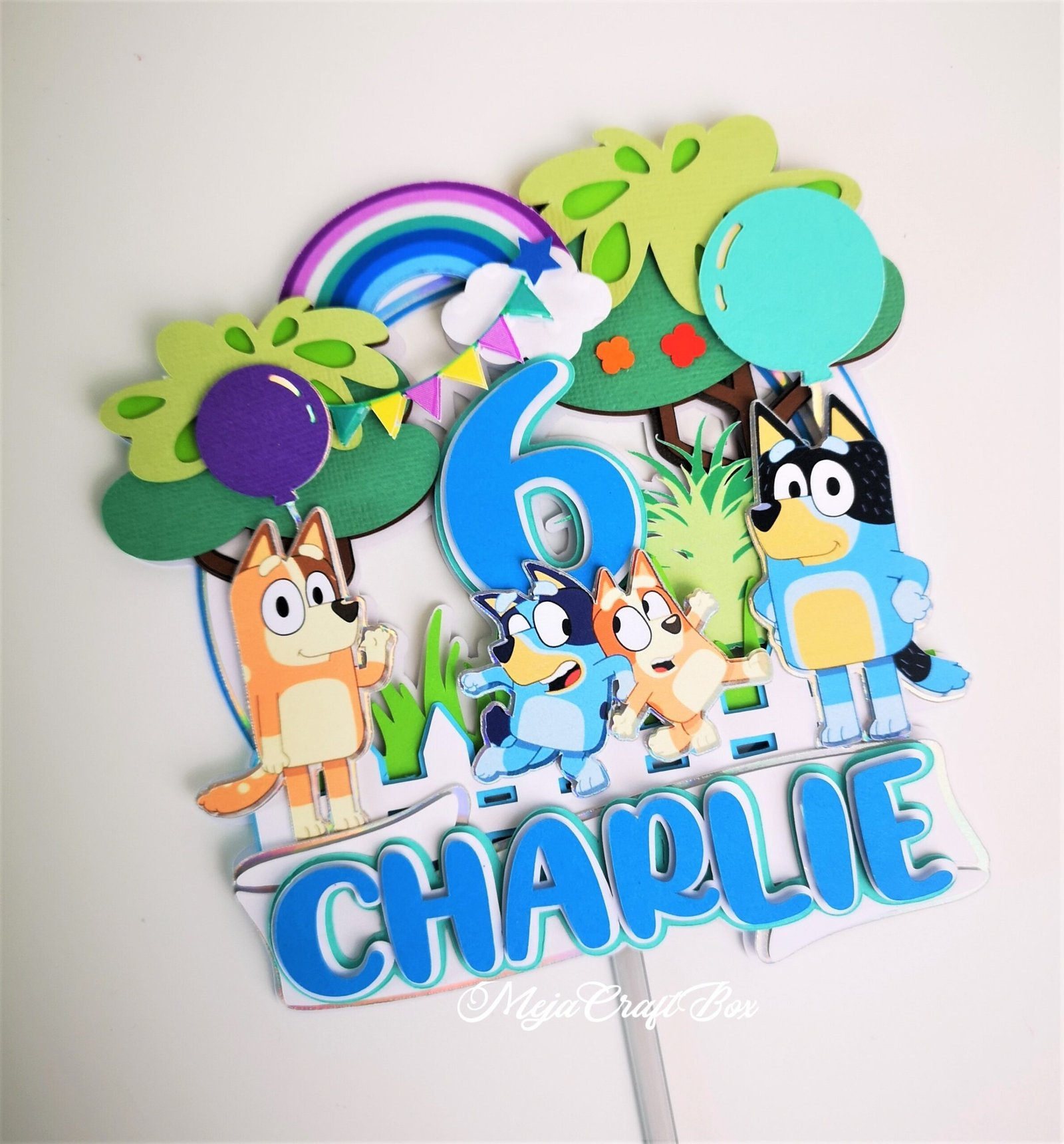 And Bingo Free Printable Bluey Cake Topper Bluey U2013 Edible regarding Free Printable Bluey Cake Topper Printable