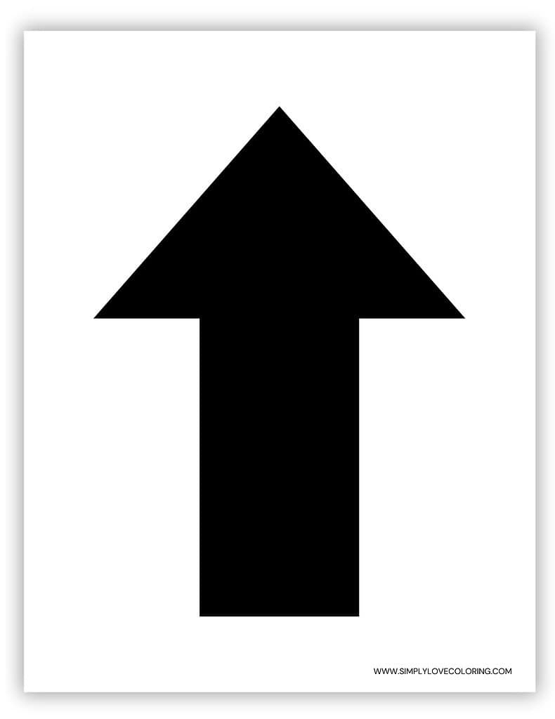 Arrow Signs (Free Pdf Printables) - Simply Love Coloring with regard to FREE Printable Arrow Clip Art