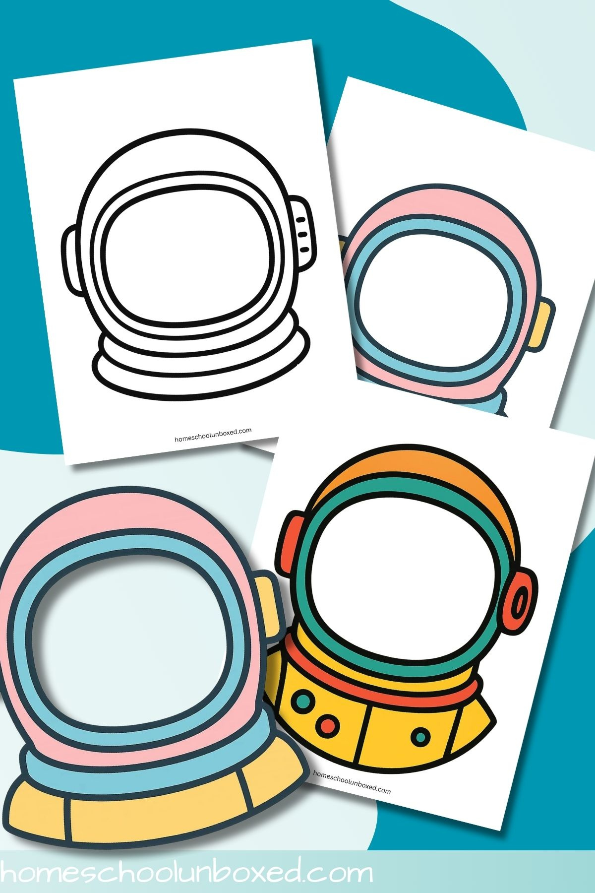 Astronaut Helmet Mask Printable intended for FREE Printable Astronaut Helmet Template