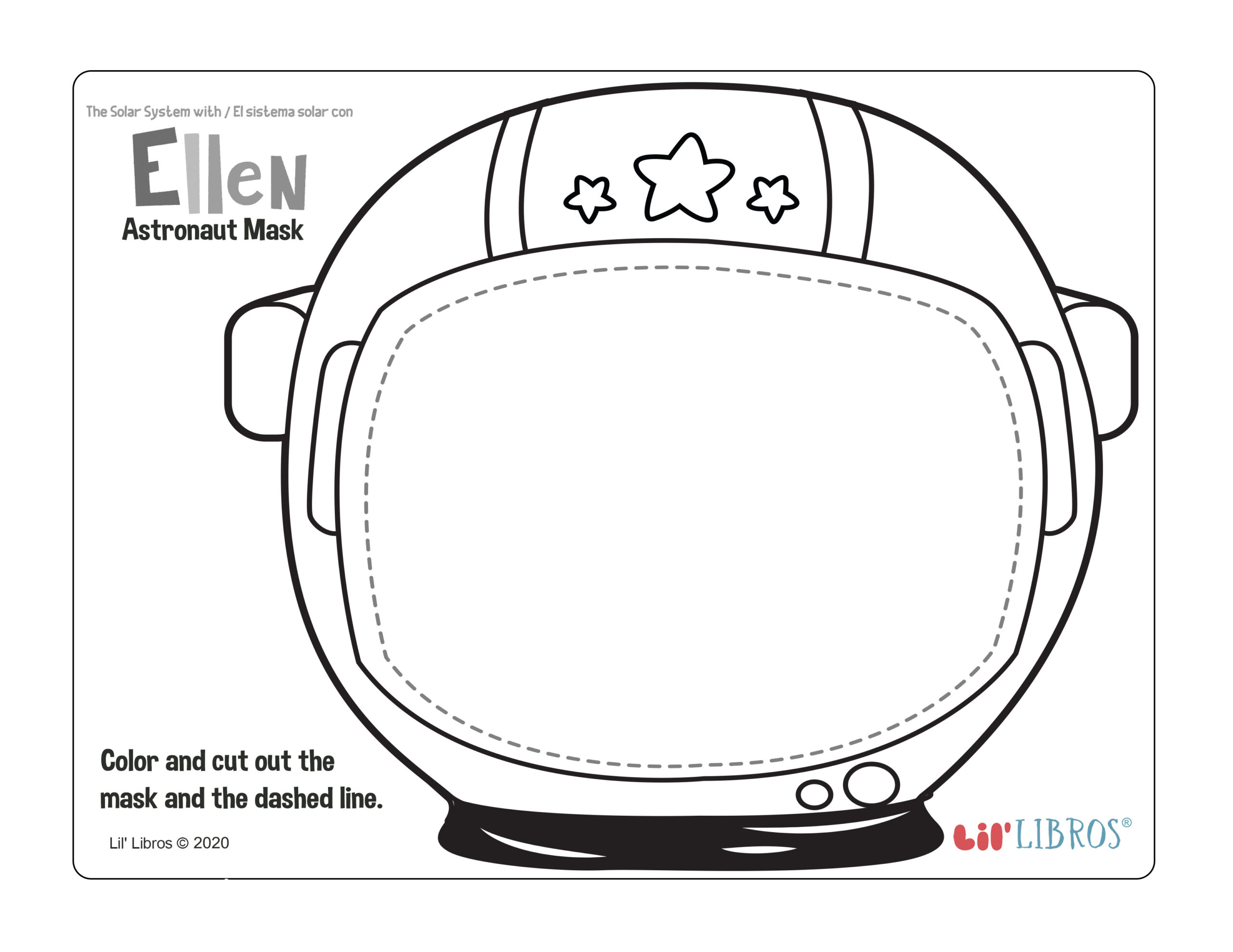 Astronaut Mask Craft pertaining to FREE Printable Astronaut Helmet Template