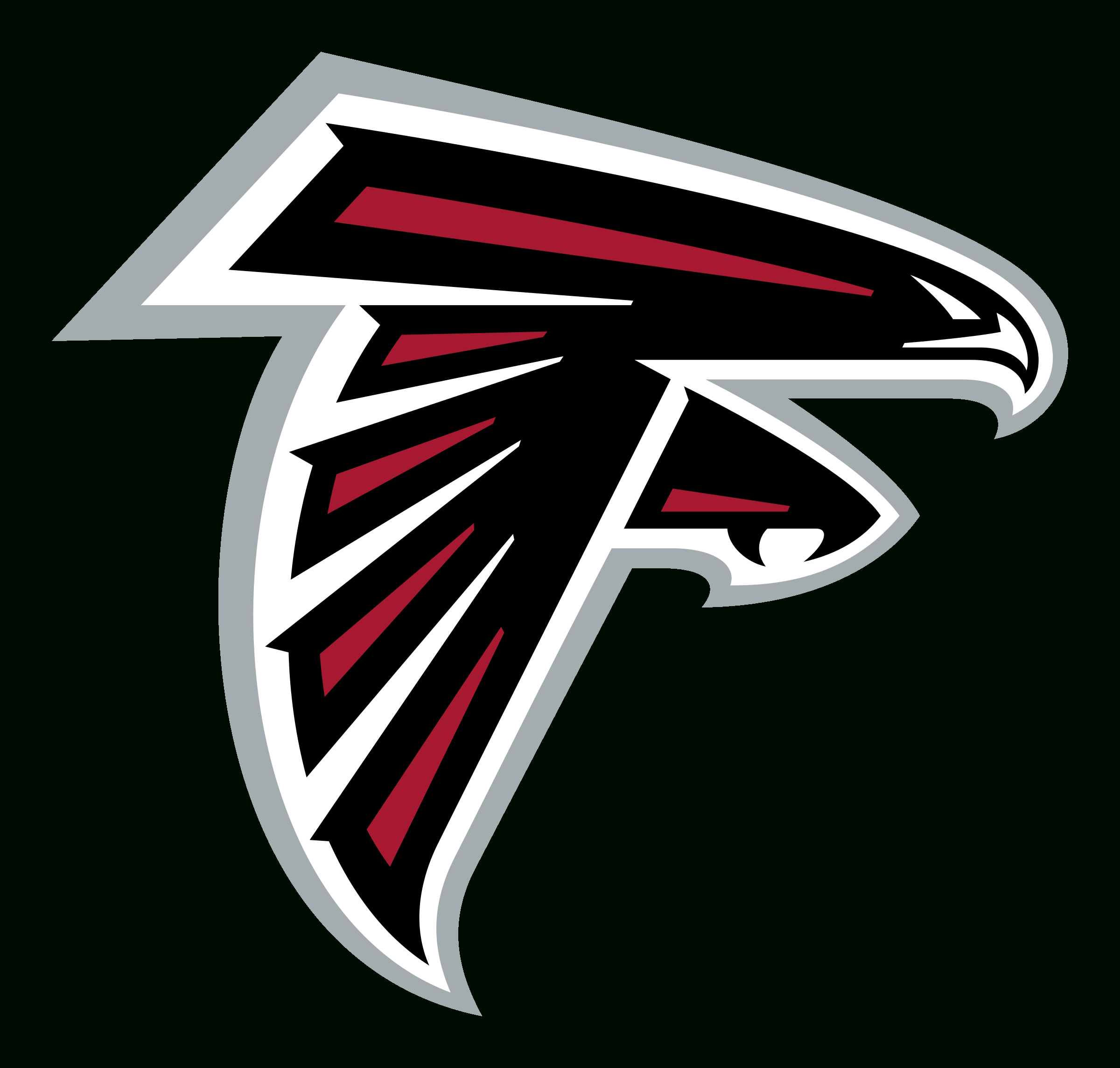 Atlanta Falcons Logo Png Transparent & Svg Vector - Freebie Supply inside FREE Printable Atlanta Falcons Logo
