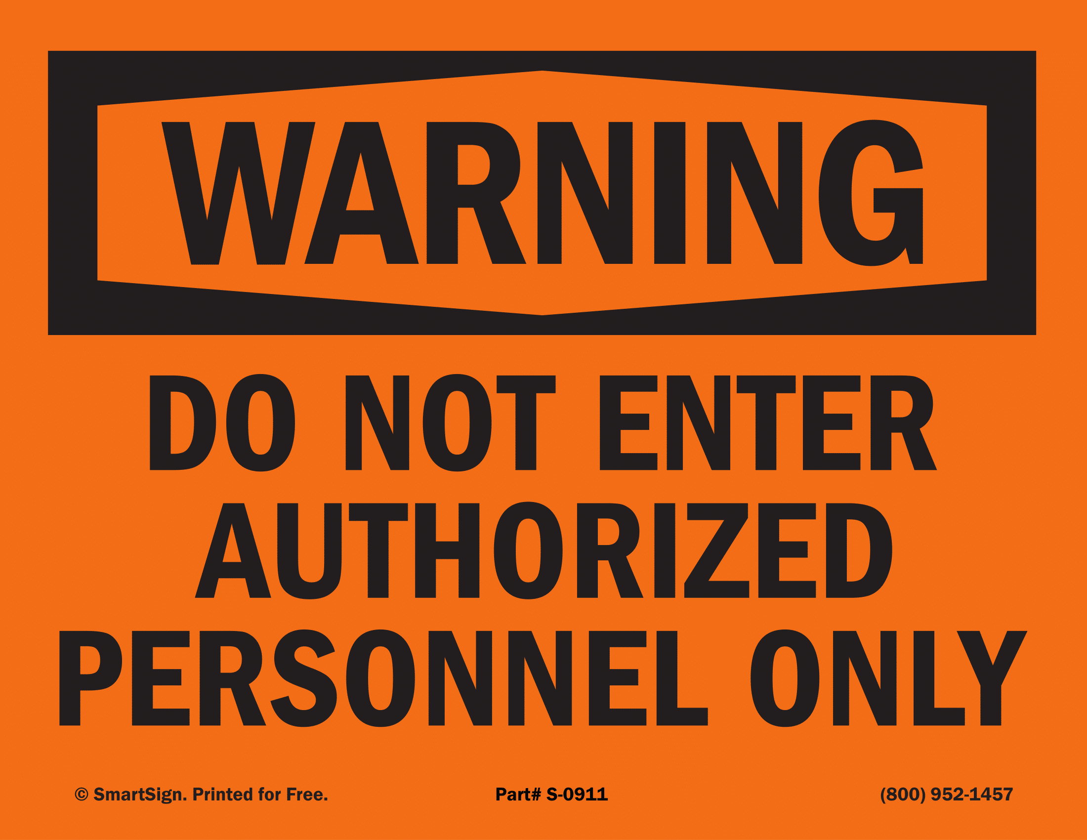 Authorised Personnel Only Signs | Poster Template intended for Free Printable Authorized Personnel Only Sign