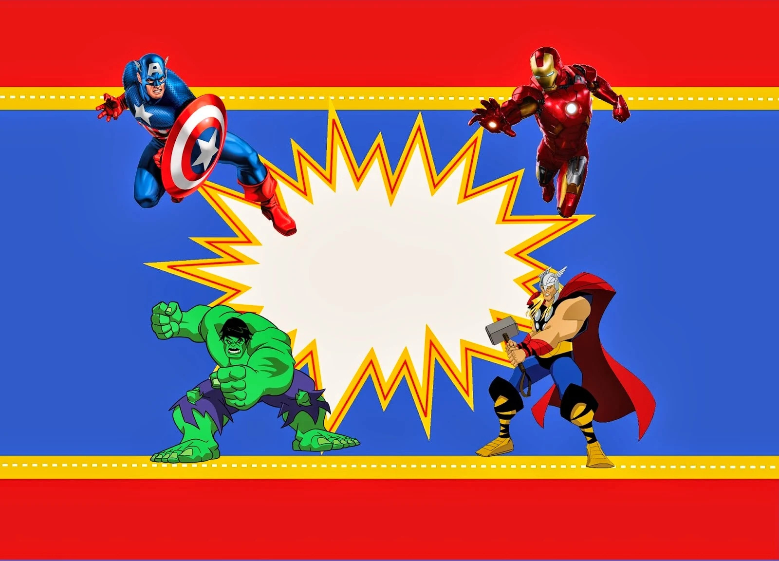 Avengers Free Printable Kit. - Oh My Fiesta! In English throughout FREE Printable Avengers Thank You Cards