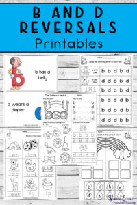 B And D Reversal Printables - Simple Living. Creative Learning intended for Free Printable B And D Worksheets