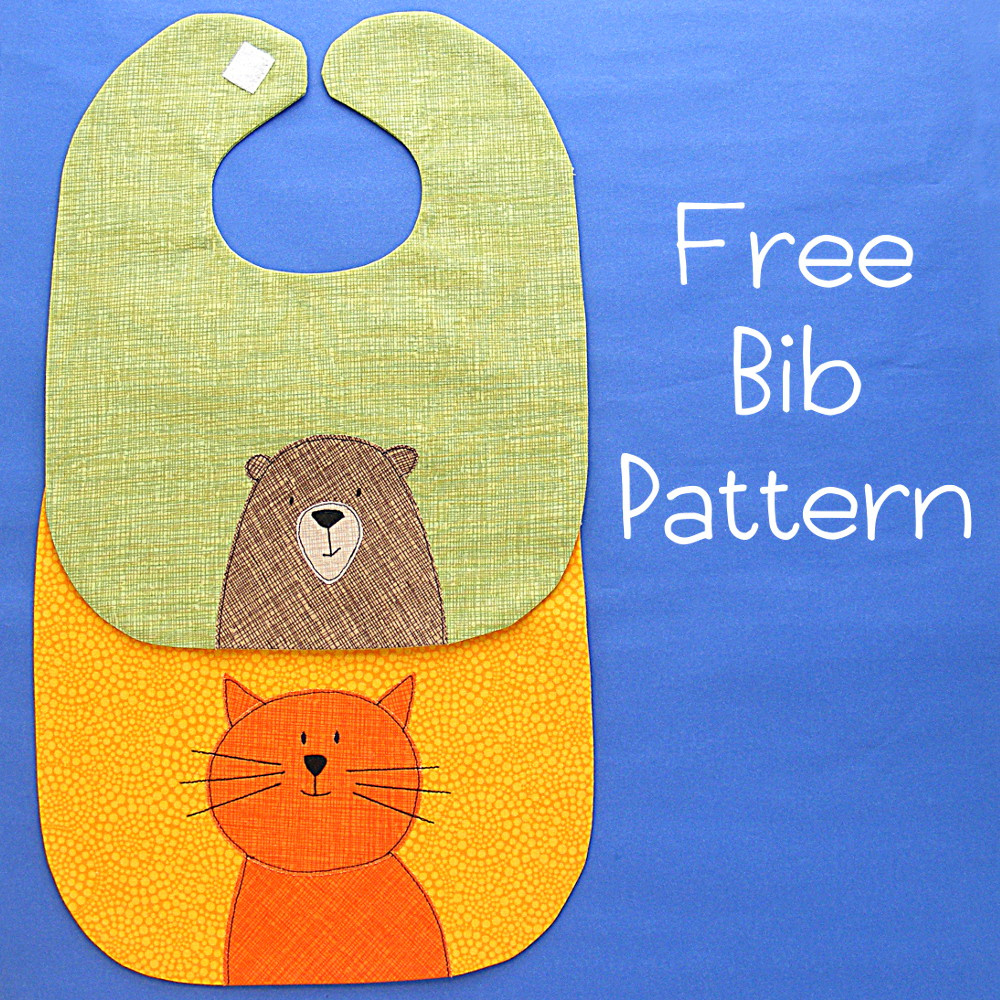 Baby Bib Pattern – Adorable And Free - Shiny Happy World within Free Printable Baby Bib Pattern