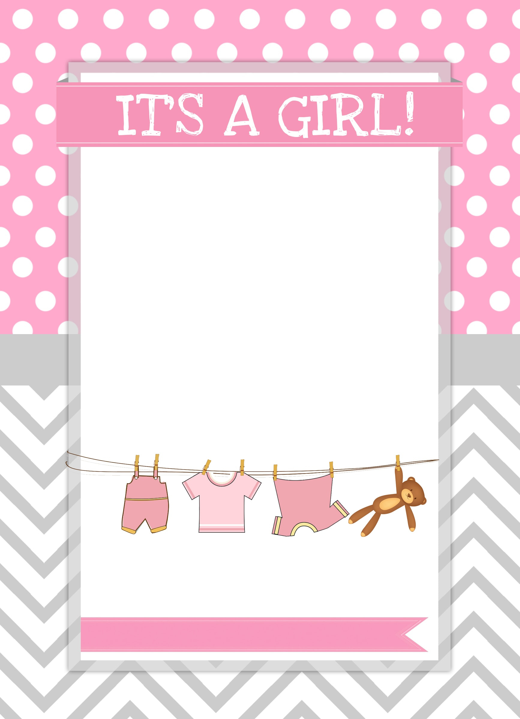 Baby Girl Shower Free Printables - How To Nest For Less™ with regard to Free Printable Baby Girl Cards