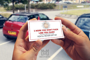 Bad Parking Note Cards :: Behance in FREE Printable Bad Parking Notes