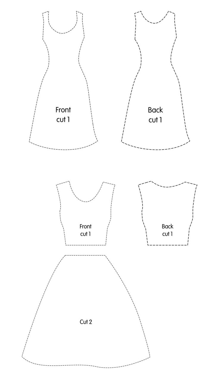 Barbie Clothes Templates - 20 Free Pdf Printables | Printablee throughout Free Printable Barbie Clothes Pattern