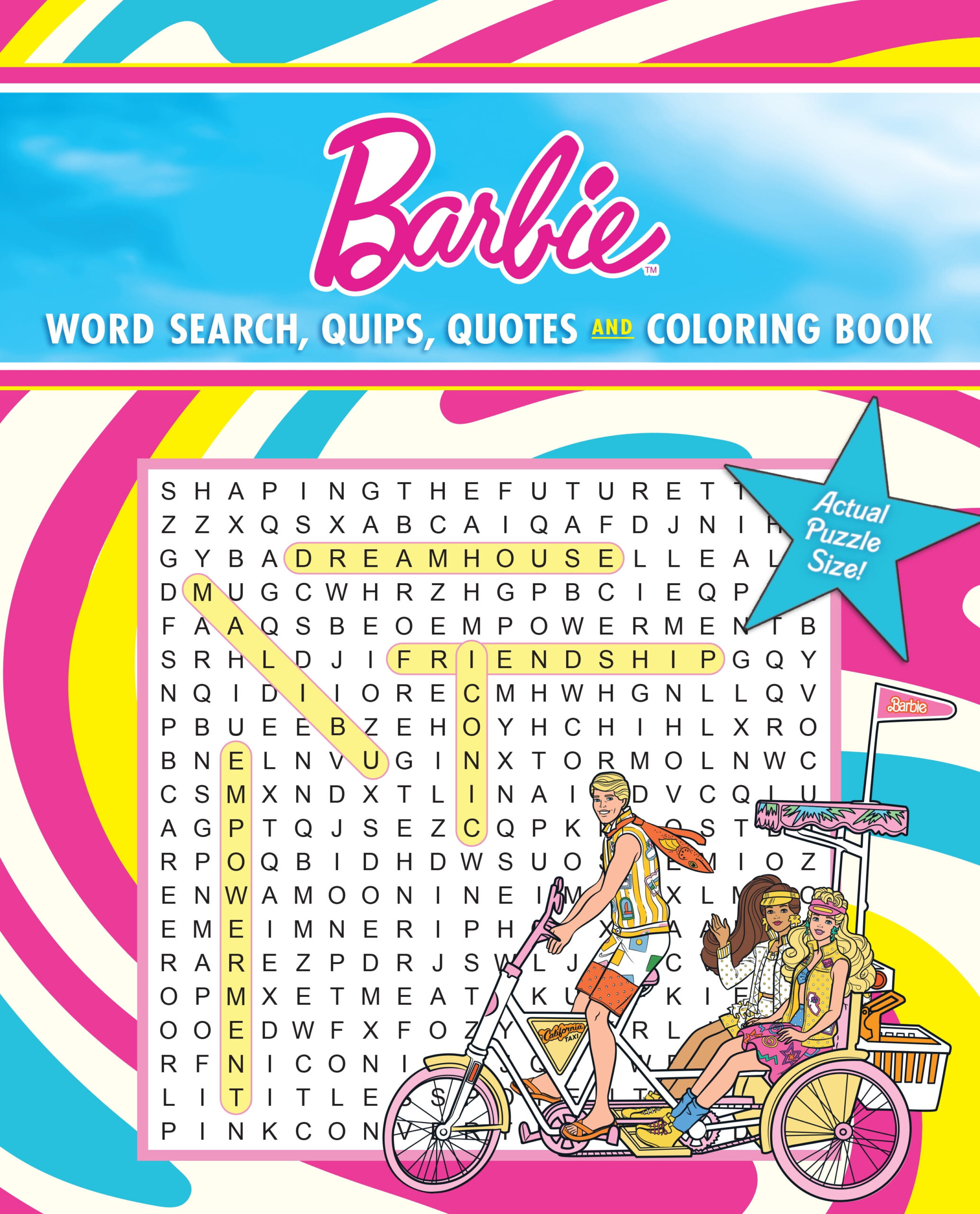 Barbie Word Search, Quips, Quotes, And Coloring Book (Paperback with regard to FREE Printable Barbie Word Search