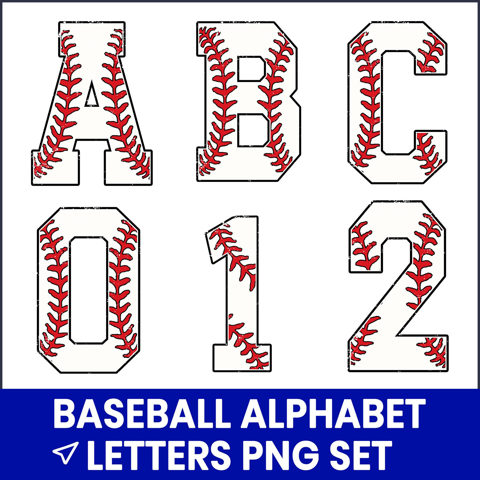 Baseball Alphabet Letters Png, Baseball Font Clipart, Sports within FREE Printable Baseball Alphabet Letters