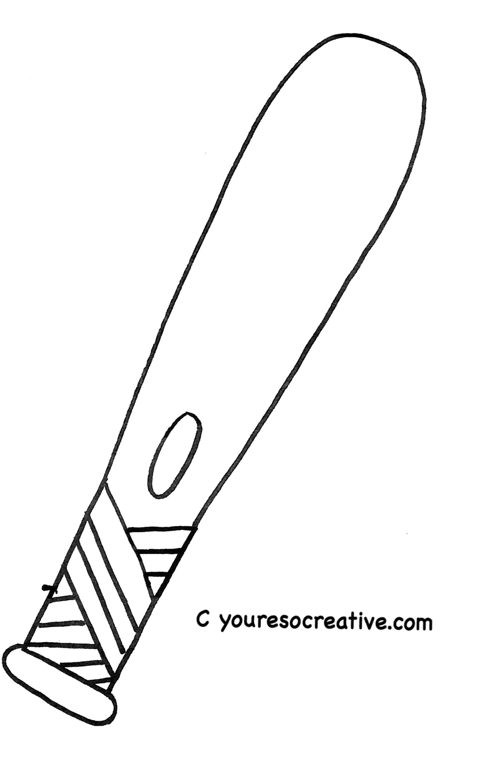 Baseball Bat - You&amp;#039;Re So Creative ! inside FREE Printable Baseball Bat Template