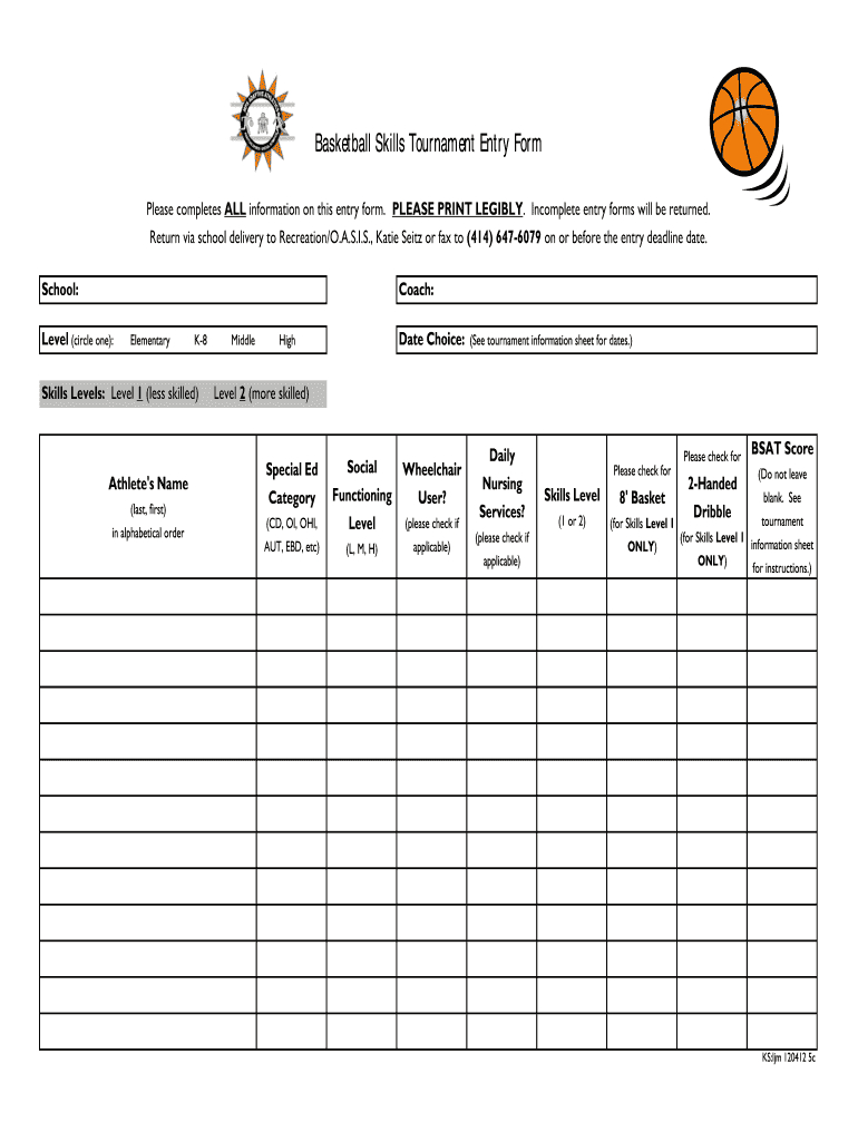 Basketball Application Form: Fill Out &amp;amp; Sign Online | Dochub for FREE Printable Basketball Registration Form