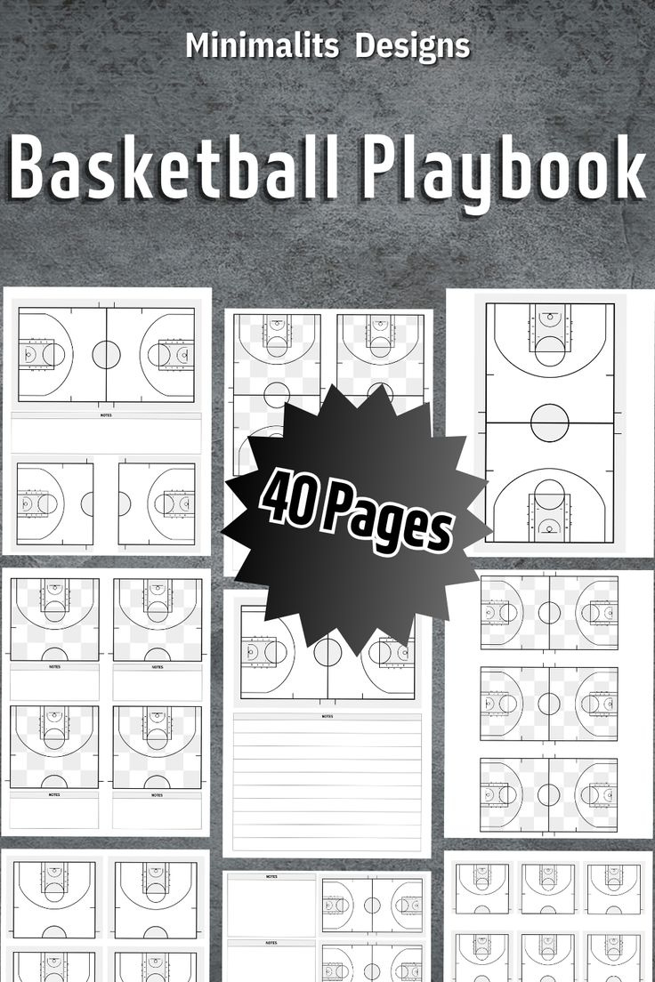 Basketball Playbook Template, Printable Blank Basketball Diagrams throughout FREE Printable Basketball Play Sheets