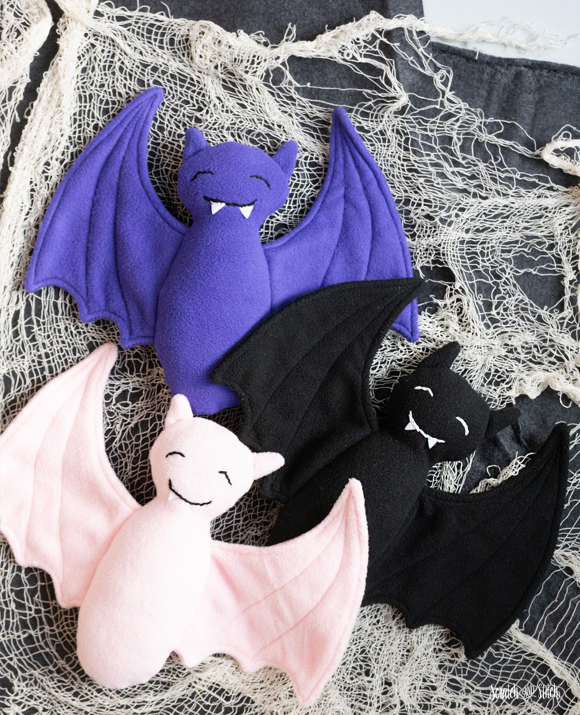 Bat Plush Sewing Pattern | Scratch And Stitch regarding FREE Printable Bat Sewing Pattern