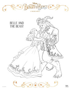 Beauty And The Beast Coloring Sheets And Free Printables throughout Free Printable Beauty And The Beast