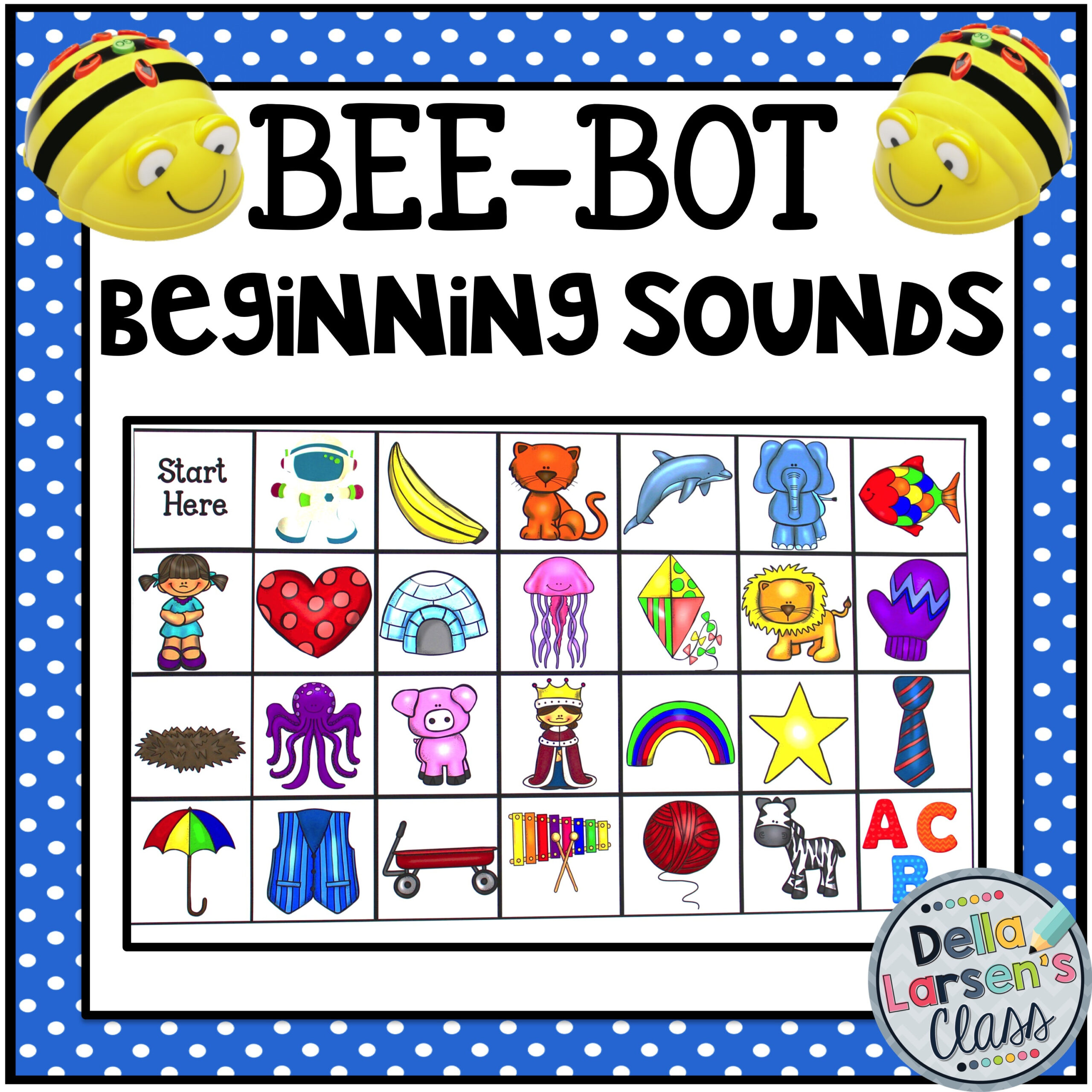 Bee Bot Mat Teaching Beginning Sounds – Della Larsen&amp;#039;S Class for Free Printable Bee Bot Mats