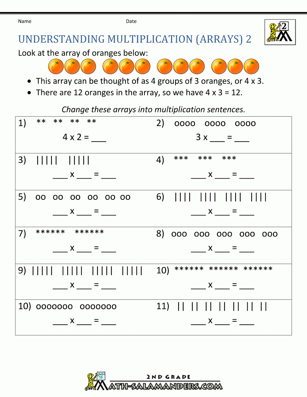 Beginning Multiplication Worksheets regarding Free Printable Beginning Multiplication Worksheets