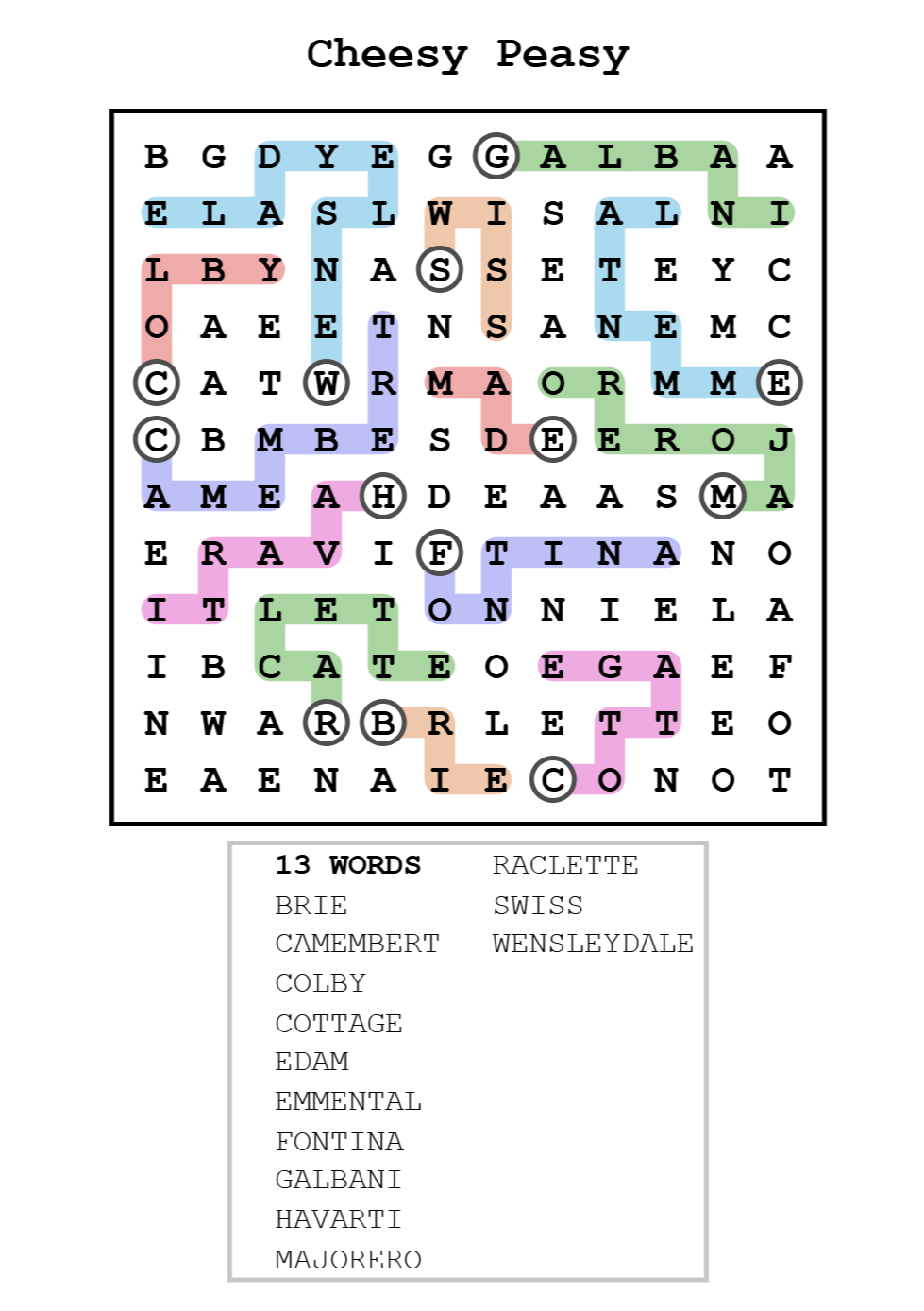 Bent And Wiggly Word Search Puzzle Generatorfiskke regarding FREE Printable Bent and Wiggly Word Search Puzzles