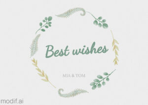 Best Wishes Greeting Card Template - Mediamodifier within Free Printable Best Wishes Cards