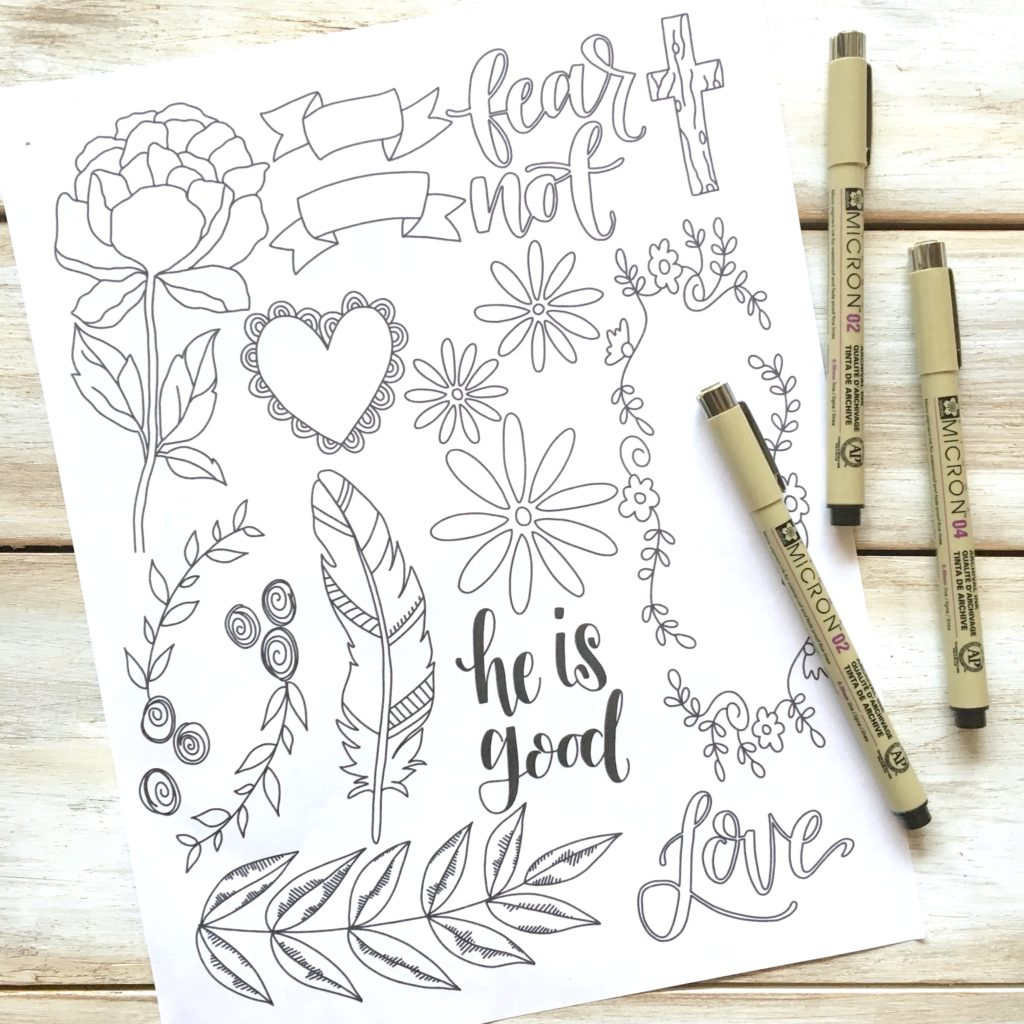 Bible Journaling When You Are Not Artistic - Plus A Free Printable for Free Printable Bible Journaling Templates