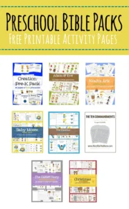 Bible Lessons For Kids – Mary Martha Mama with regard to Free Printable Bible Lessons For Preschoolers