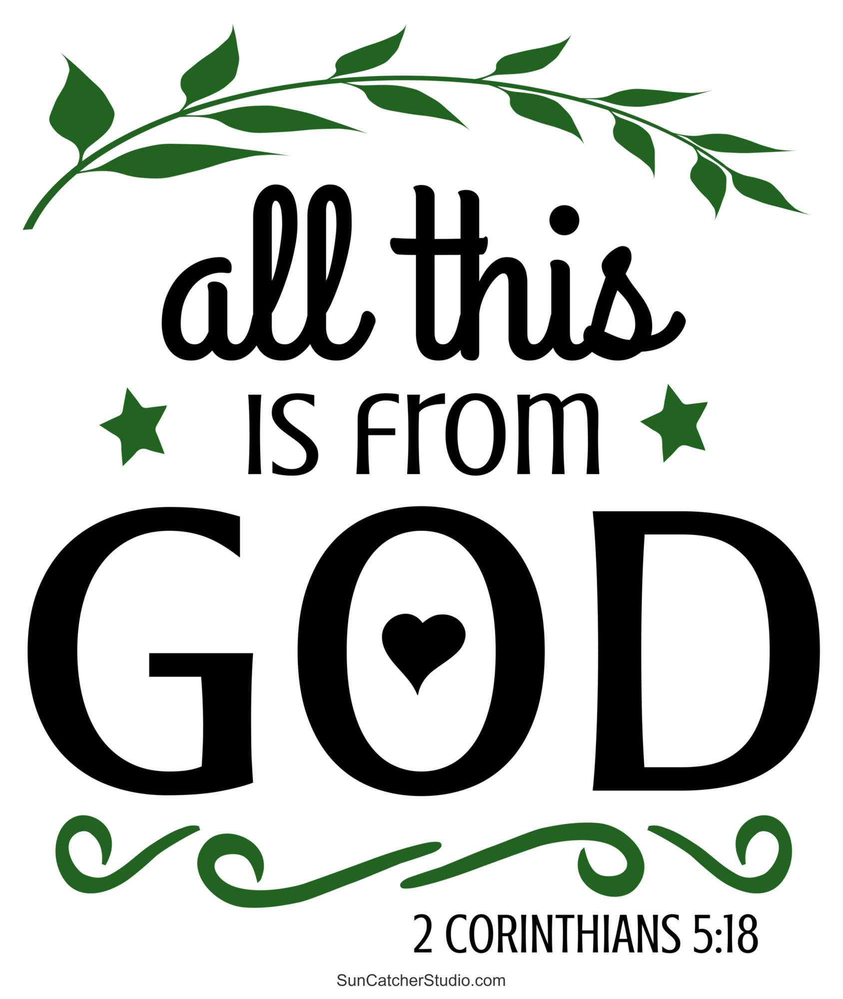 Bible Quote Designs On Trusting God: Scripture Verses &amp;amp; Svg Files for Free Printable Bible Verse Clip Art