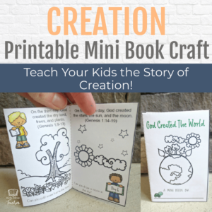 Bible Story Of Creation Mini Book Genesis Craft For Kids - Kids pertaining to FREE Printable Bible Mini Books