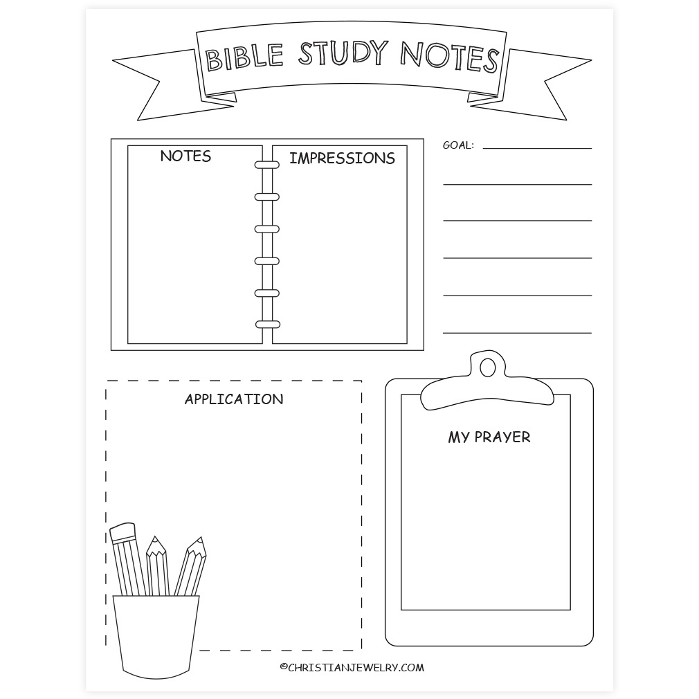 Bible Study Page - School Desk | Free Christian Printables inside Free Printable Bible Studies For Men