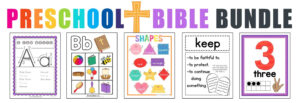 Bible Themes - Christian Preschool Printables in FREE Printable Bible Activities For Preschoolers