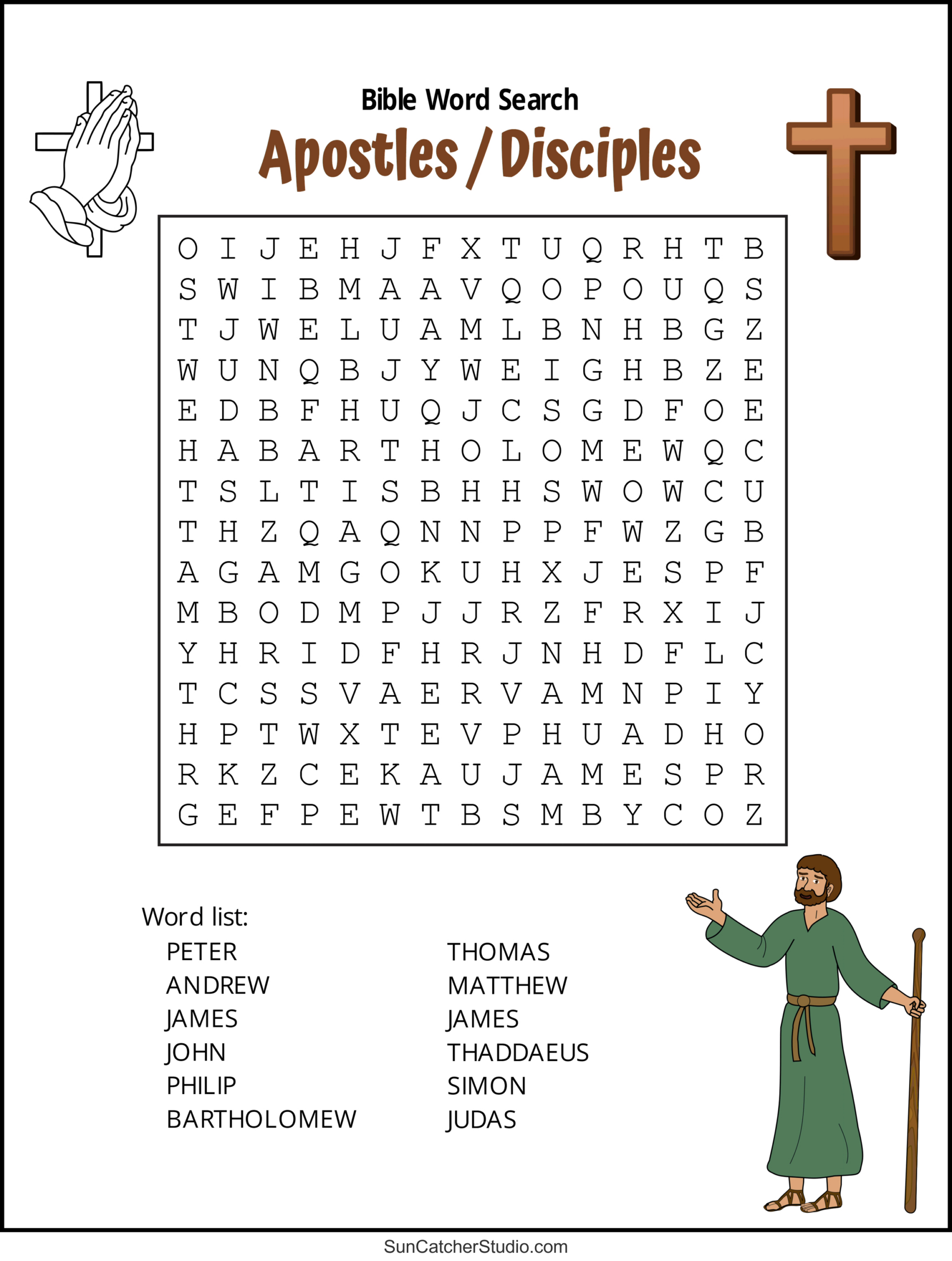Bible Word Search (Free Printable Christian Puzzles) – Free with regard to FREE Printable Bible Games and Puzzles For Adults