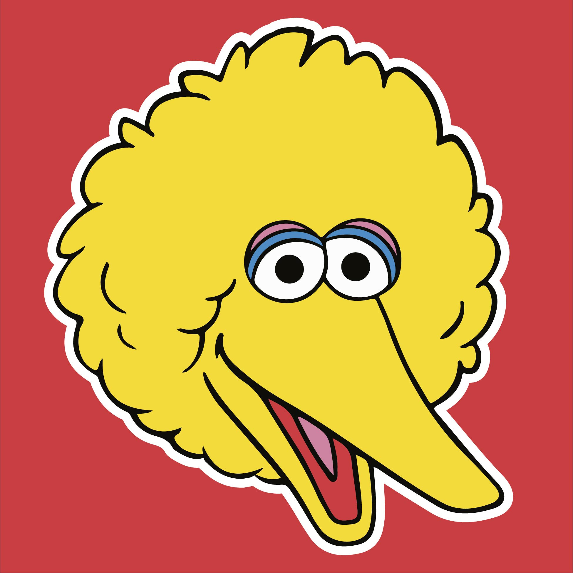 Big Bird Face - 10 Free Pdf Printables | Printablee with regard to FREE Printable Big Bird Face Template