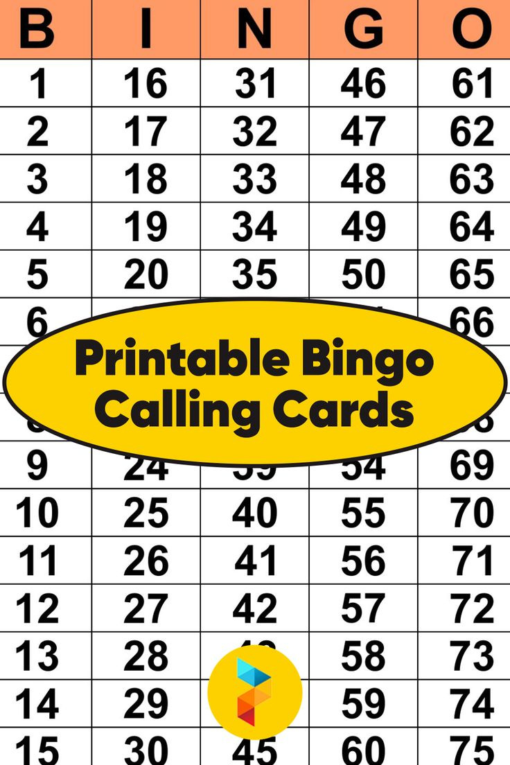 Bingo Calling Cards - 10 Free Pdf Printables | Printablee regarding Free Printable Bingo Calling Numbers