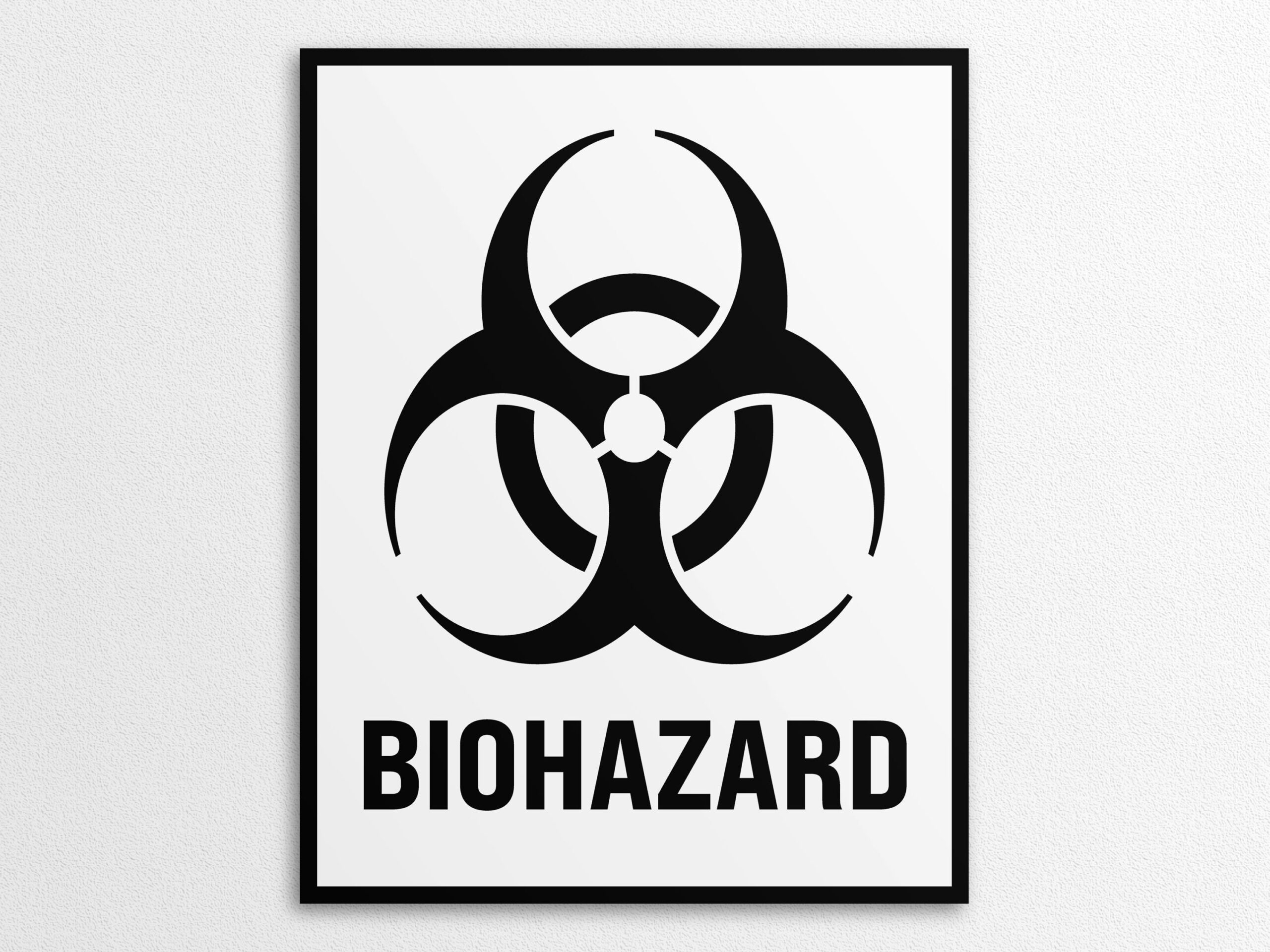 Biohazard Printable - Etsy inside FREE Printable Biohazard Sign Printable