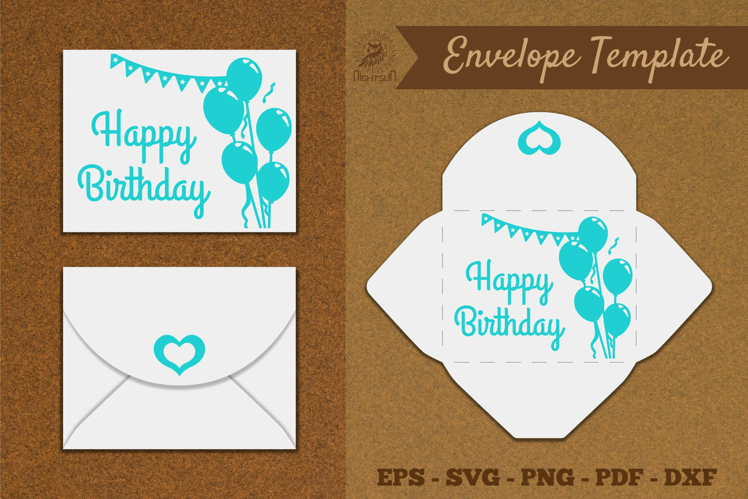 Birthday Envelope Template Svg (3211271) pertaining to Free Printable Birthday Envelope Templates