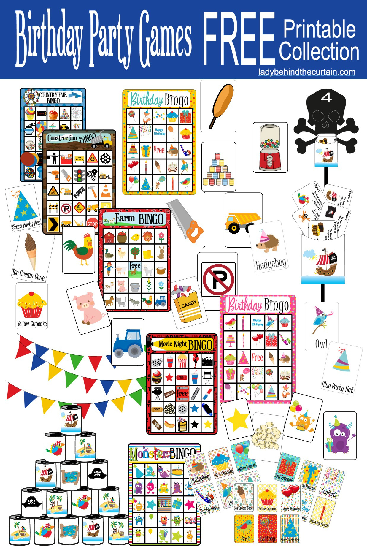 Birthday Party Games Free Printable Collection with regard to FREE Printable Birthday Party Games For Seniors