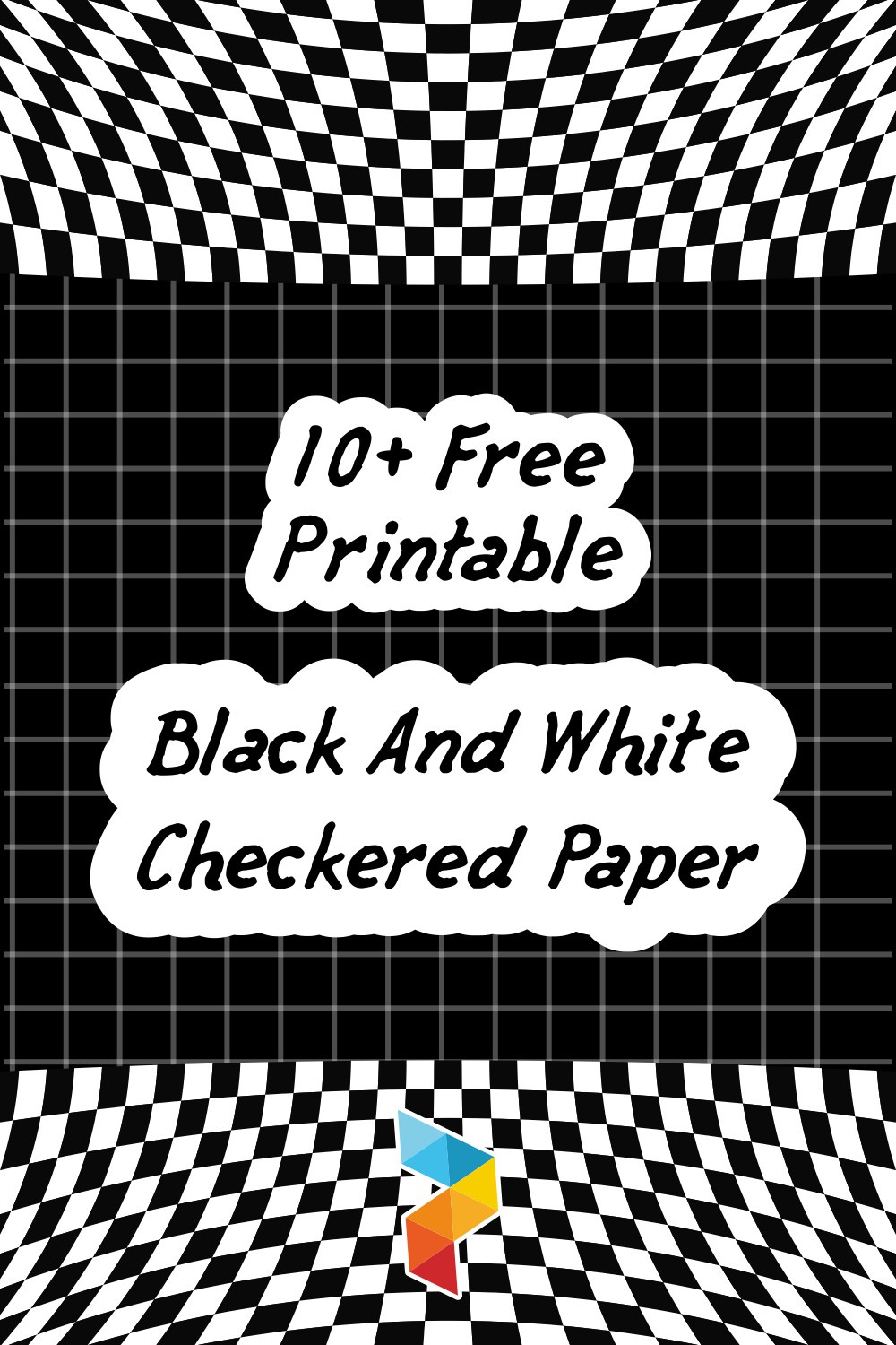 Black And White Checkered Paper - 14 Free Pdf Printables | Printablee within FREE Printable Black and White Checkered Paper