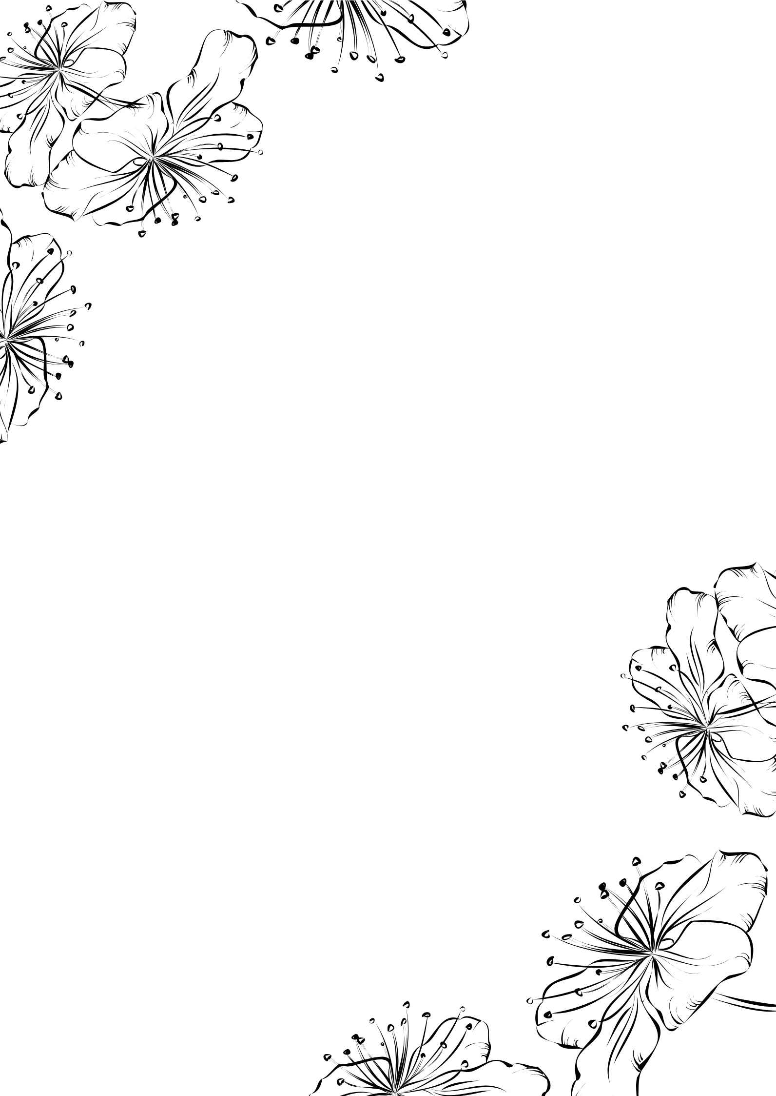 Black And White Page Border In Illustrator, Word, Google Docs inside Free Printable Black And White Borders