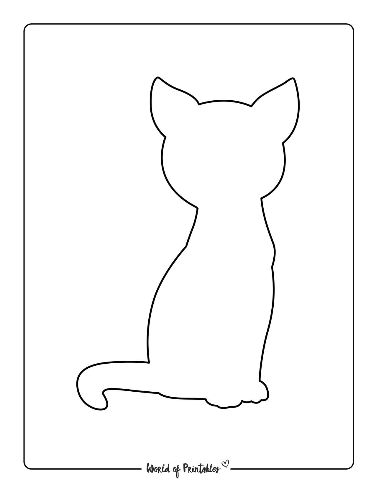 Black Cat Printables - World Of Printables within FREE Printable Black Cat Template