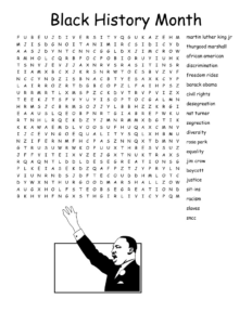 Black History Month Word Search - Wordmint with regard to FREE Printable Black History Month Word Search