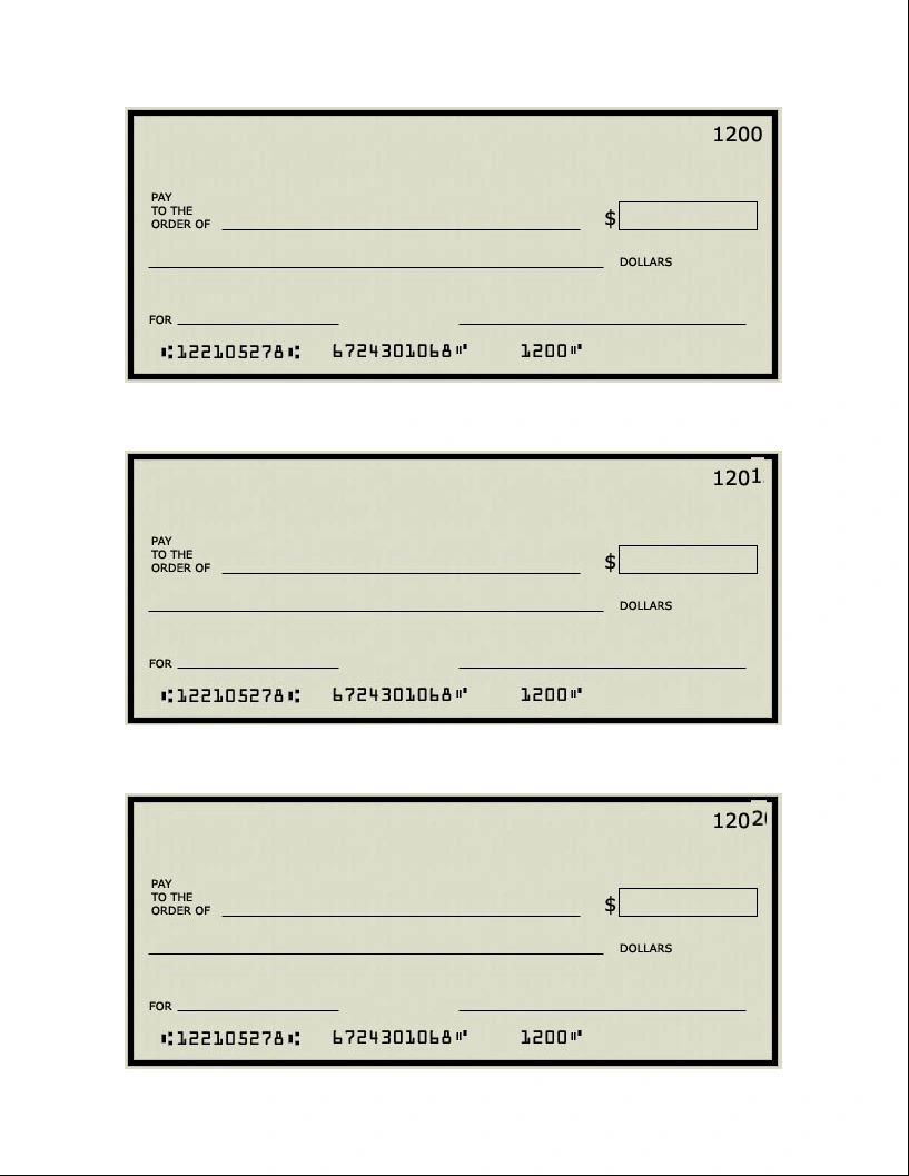 Blank Check Images - The Dock For Learning in FREE Printable Blank Checks For Teaching