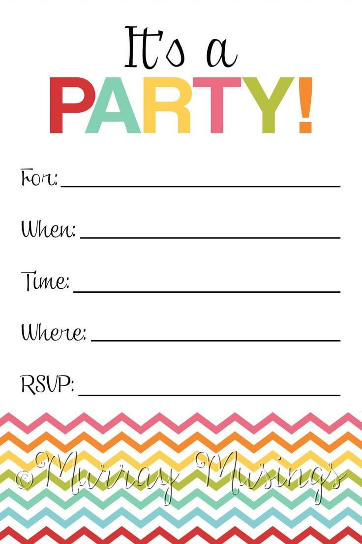 Blank Party Invitation - Mickey Mouse Invitations Templates with Free Printable Blank Party Invitations