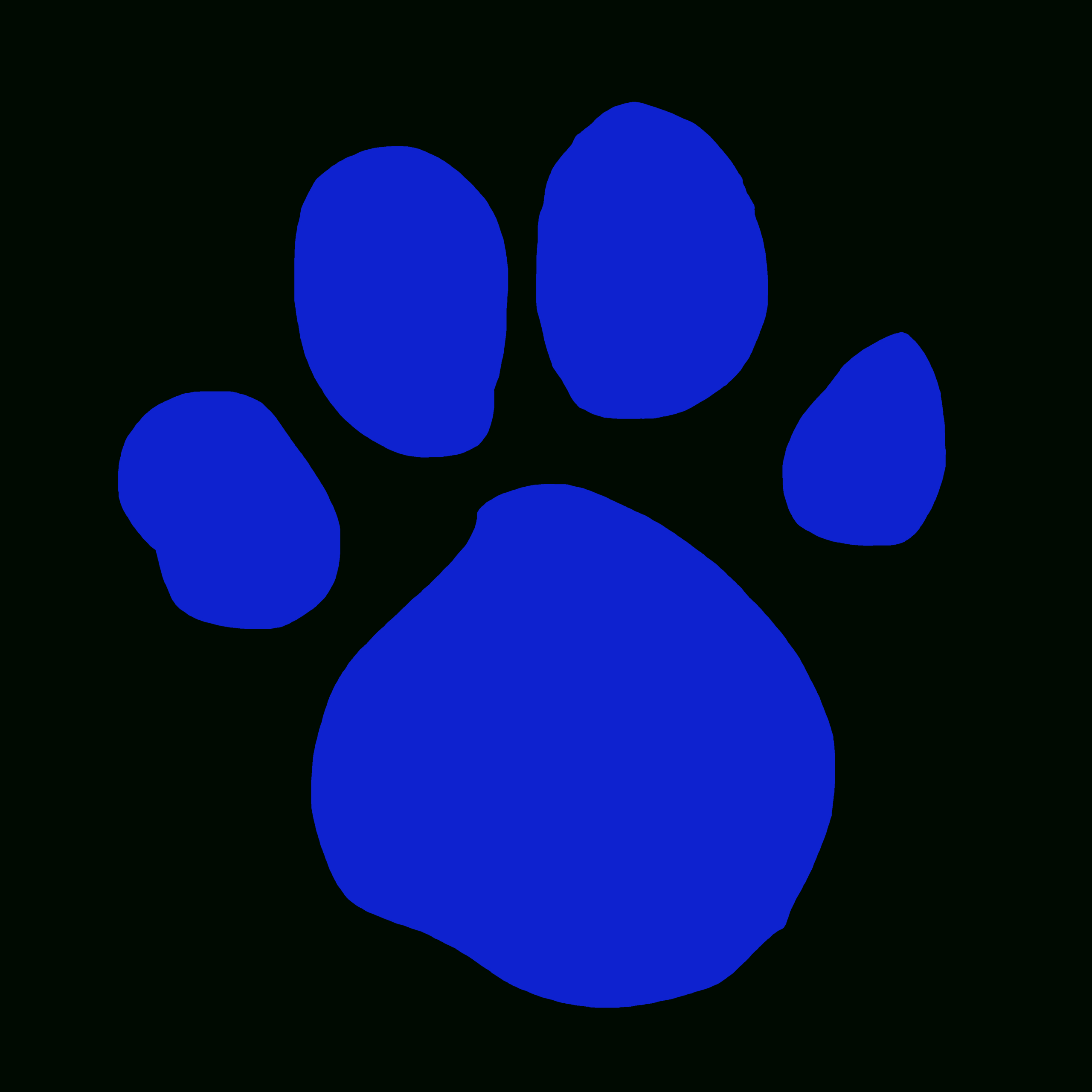 Blue&amp;#039;S Clues Paw Print Png File regarding Free Printable Blues Clues Paw Print