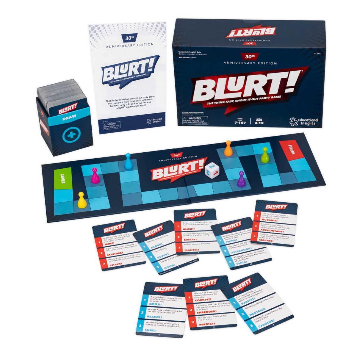 Blurt!® intended for Free Printable Blurt Game Cards