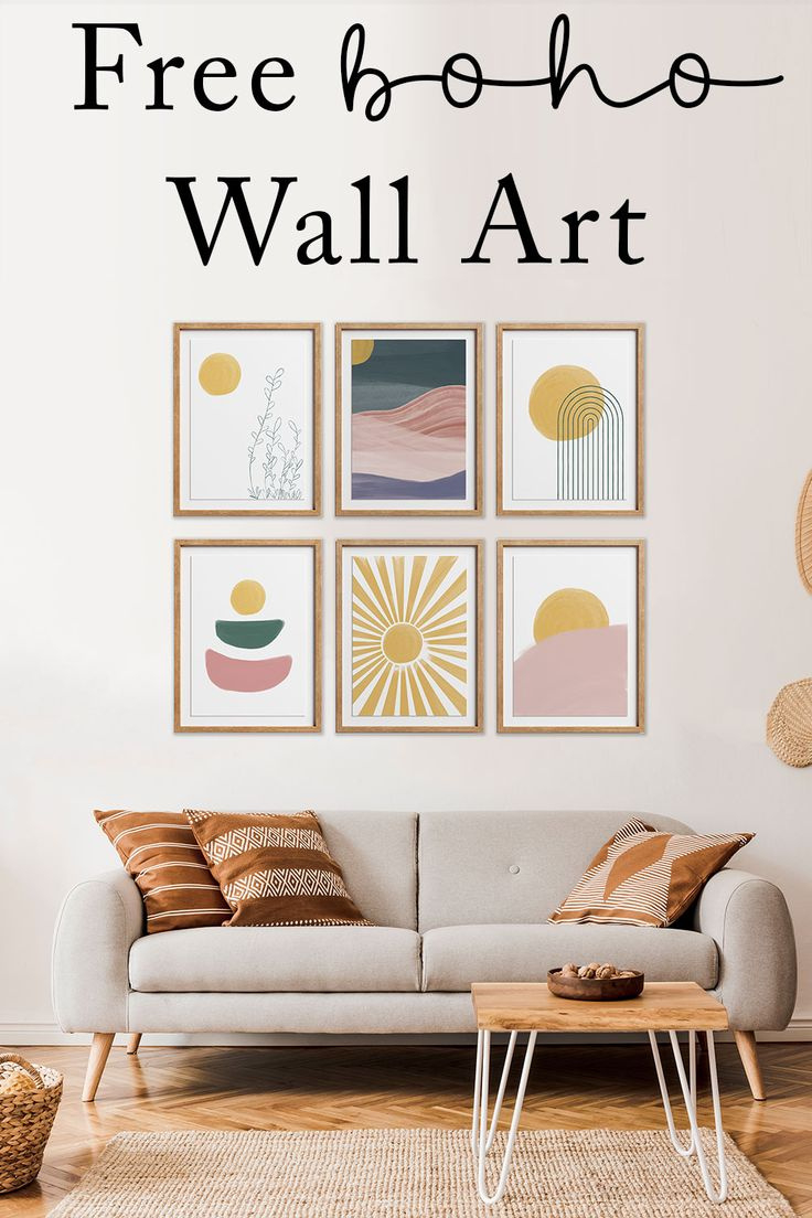 Boho Art Prints Free To Print And Use inside FREE Printable Boho Wall Art