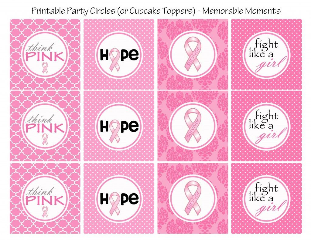Breast Cancer regarding FREE Printable Breast Cancer Photo Booth Props