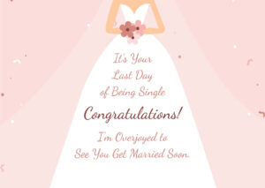 Bridal Shower Congratulations Card Template In Psd, Illustrator pertaining to FREE Printable Bridal Shower Congratulations Cards